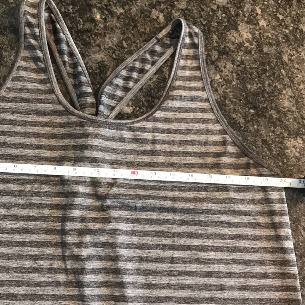 Hyba women’s racerback tank top gray stripe - Picture 9 of 10